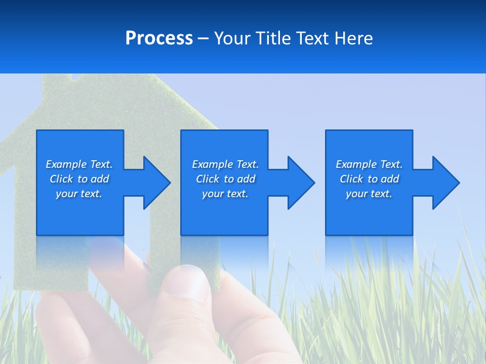 Nature Holding Property PowerPoint Template