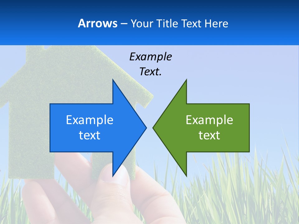 Nature Holding Property PowerPoint Template