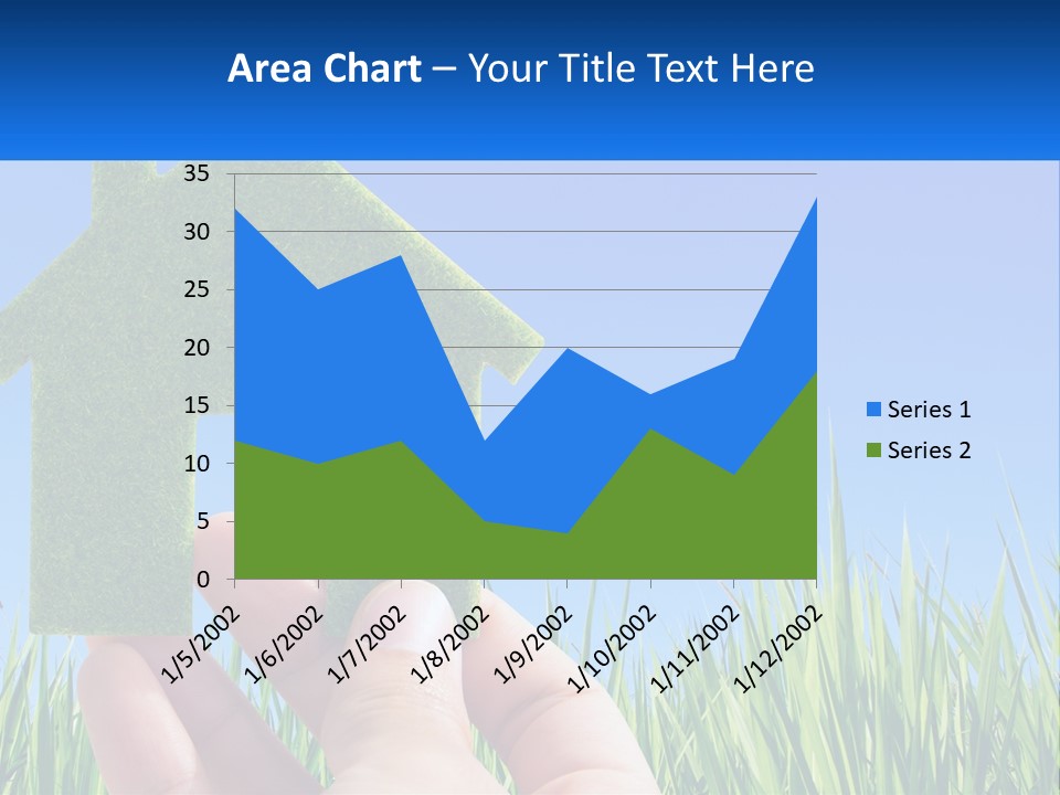 Nature Holding Property PowerPoint Template