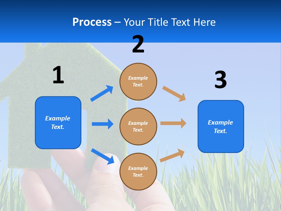 Nature Holding Property PowerPoint Template