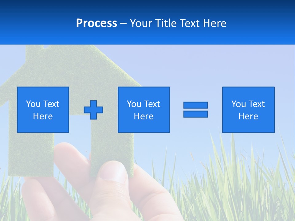 Nature Holding Property PowerPoint Template