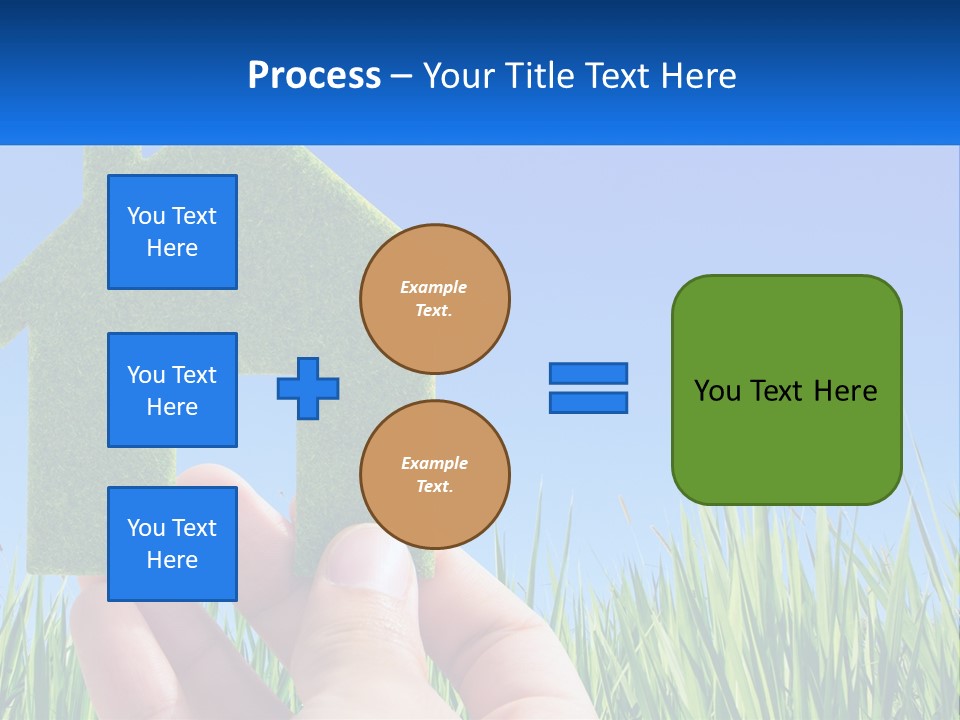 Nature Holding Property PowerPoint Template