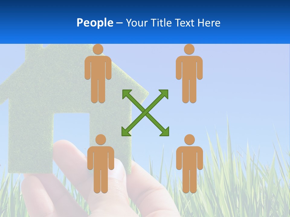 Nature Holding Property PowerPoint Template