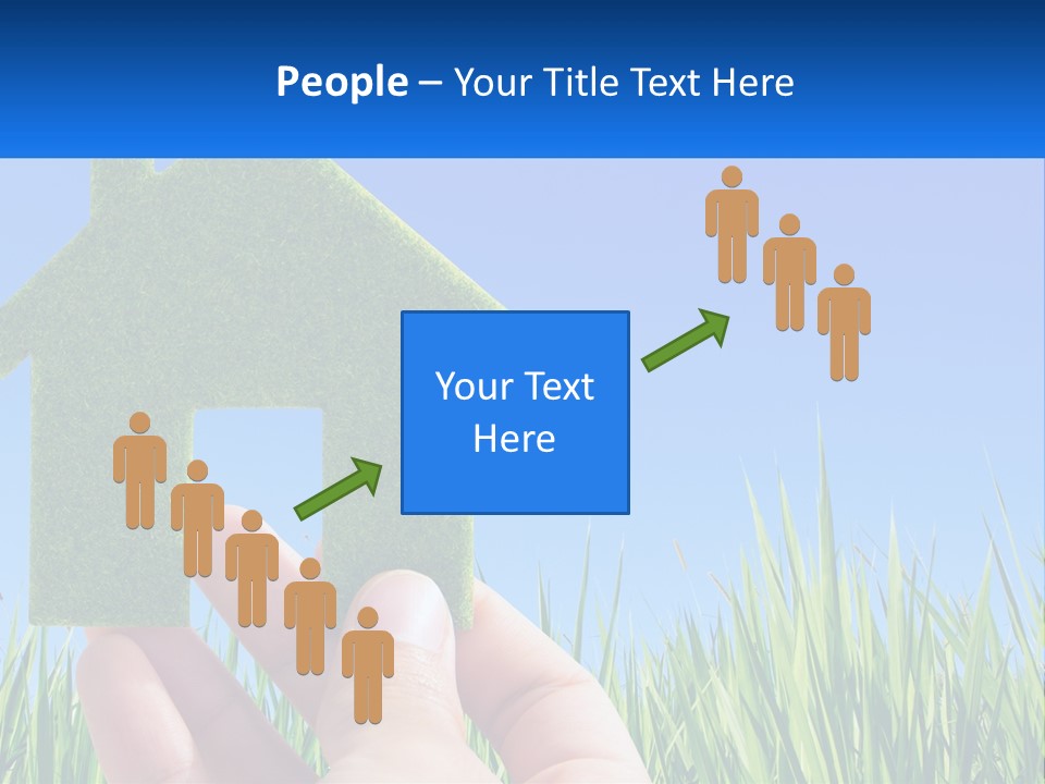 Nature Holding Property PowerPoint Template