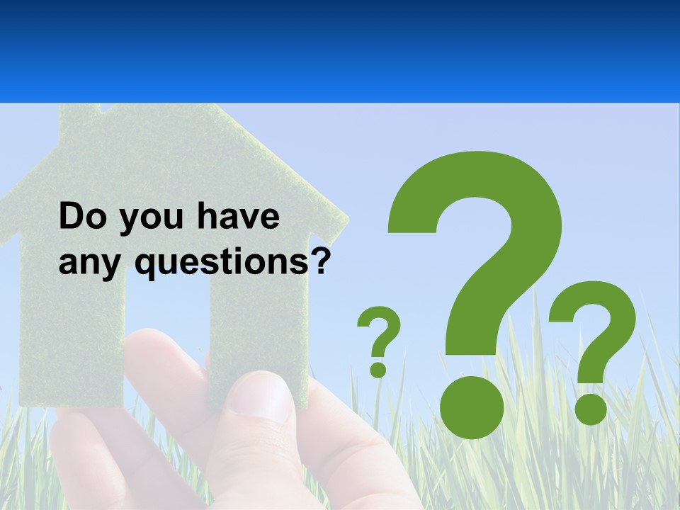 Nature Holding Property PowerPoint Template