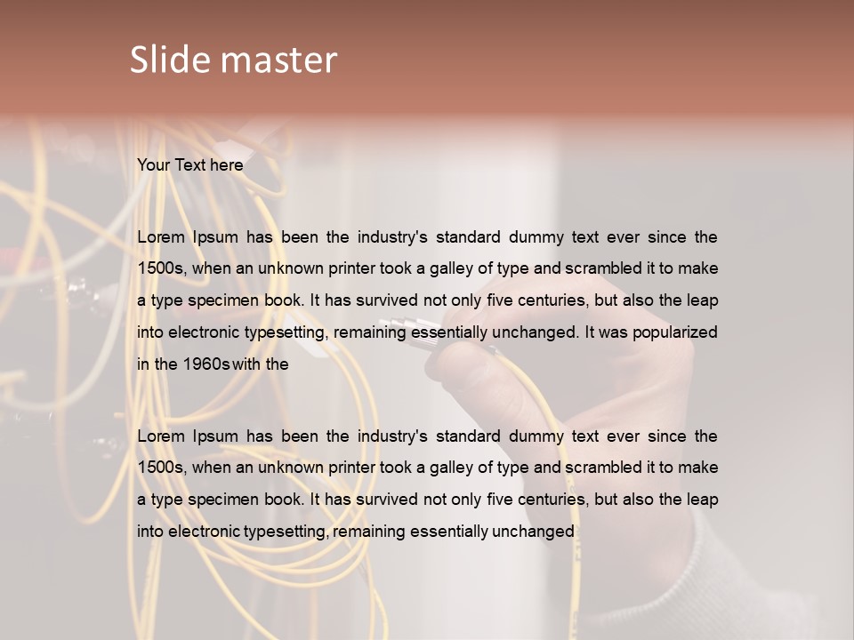 Network Connection Expertise PowerPoint Template