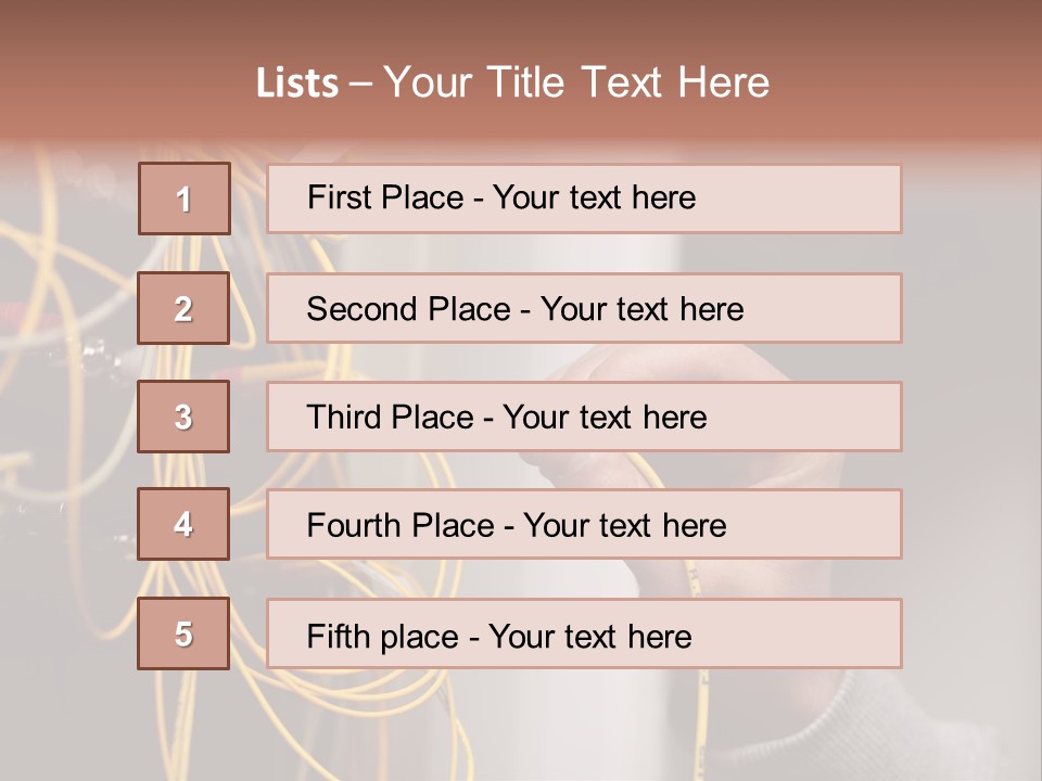 Network Connection Expertise PowerPoint Template