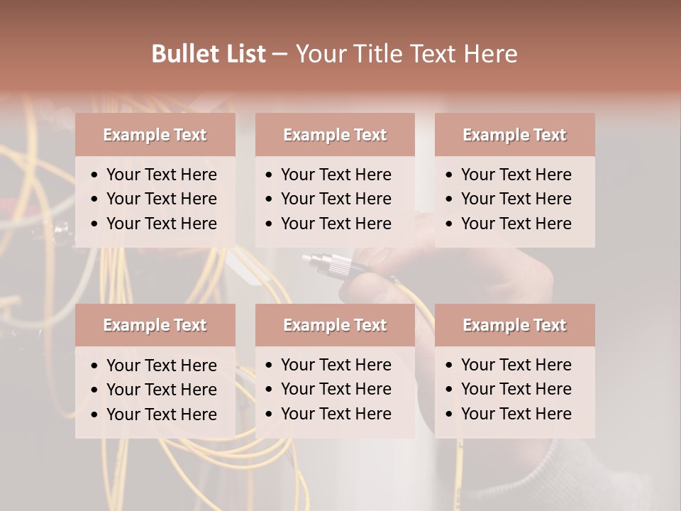 Network Connection Expertise PowerPoint Template