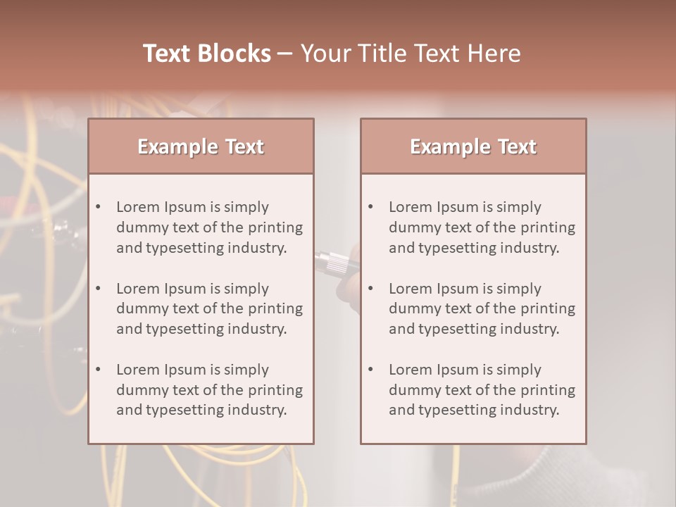 Network Connection Expertise PowerPoint Template