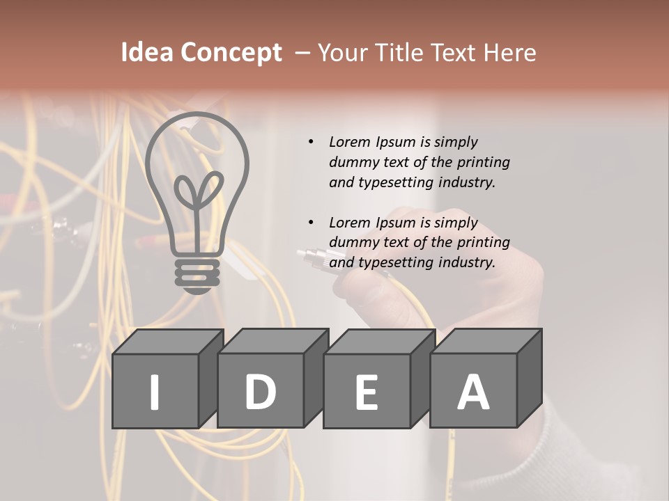 Network Connection Expertise PowerPoint Template