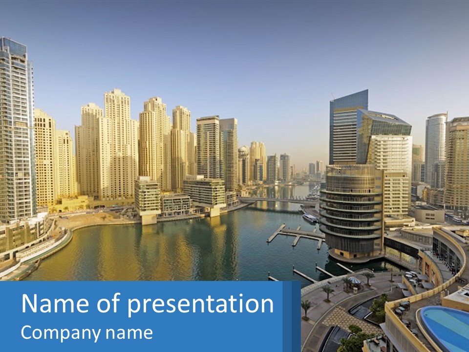 Shore Tall Property PowerPoint Template