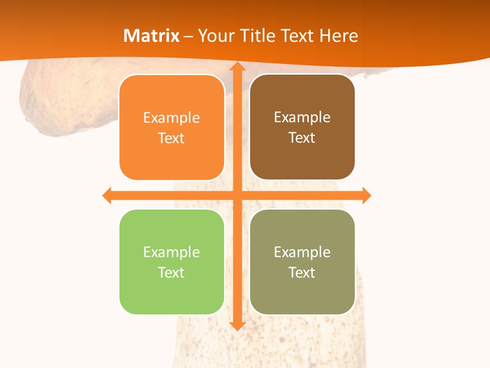 Leaf Red Nobody PowerPoint Template