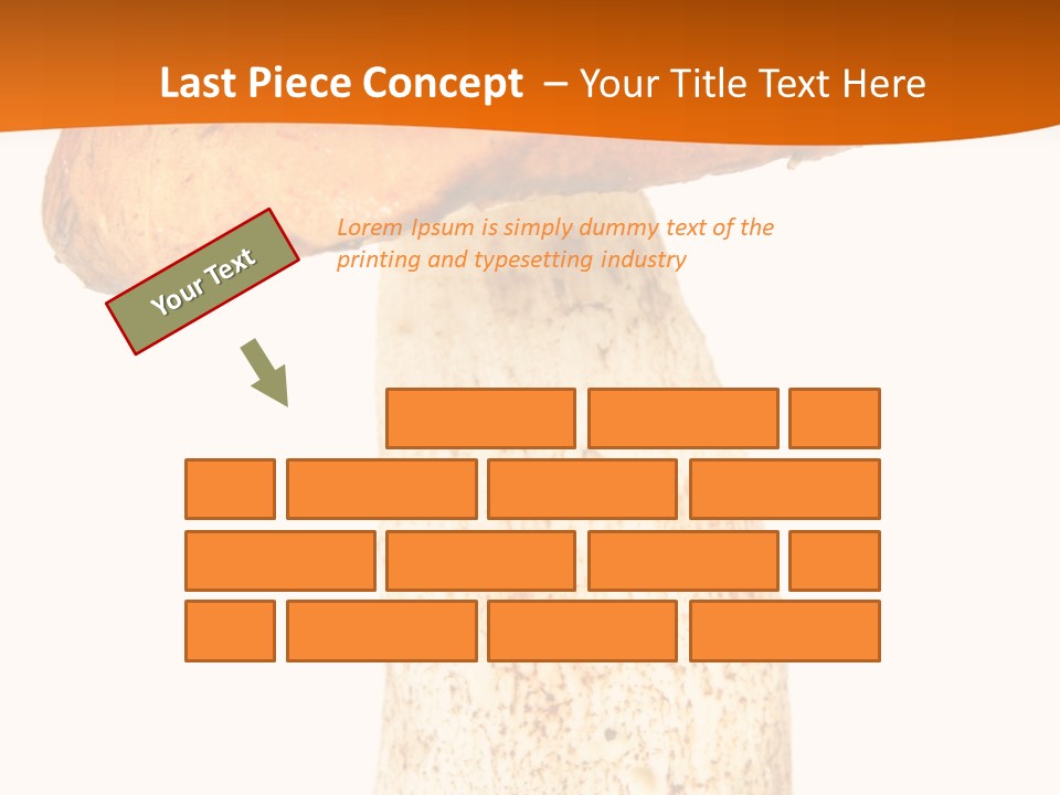 Leaf Red Nobody PowerPoint Template