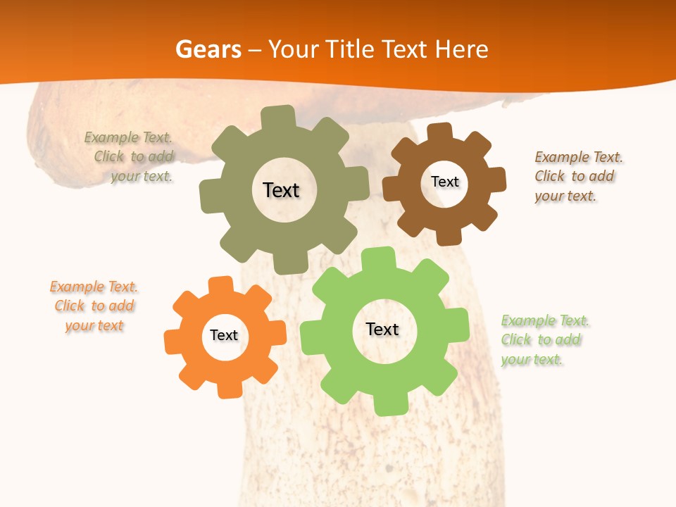 Leaf Red Nobody PowerPoint Template