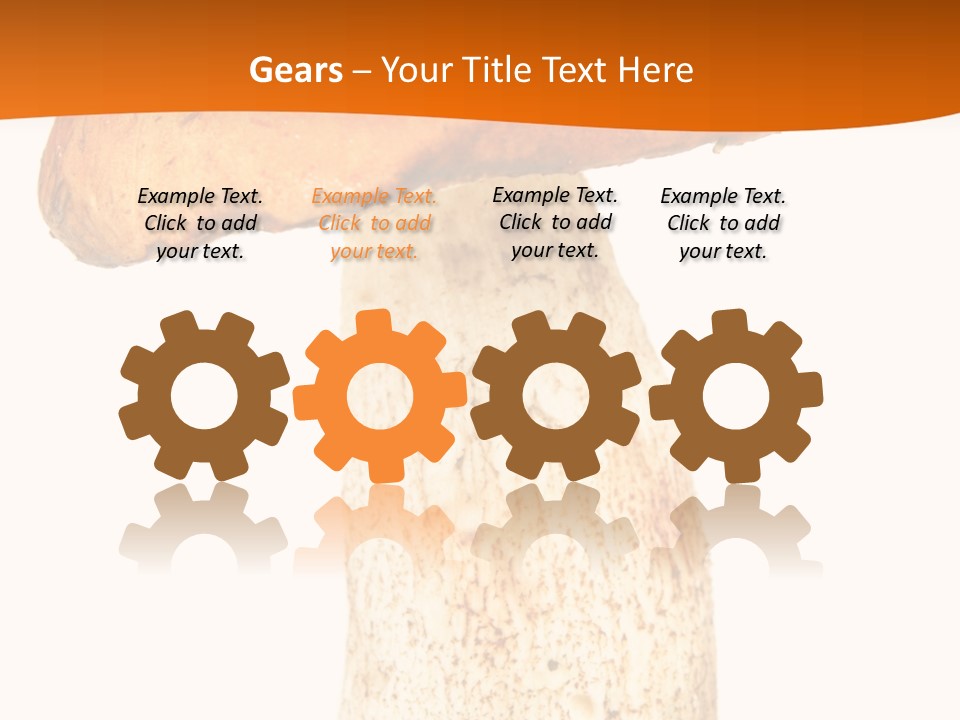 Leaf Red Nobody PowerPoint Template