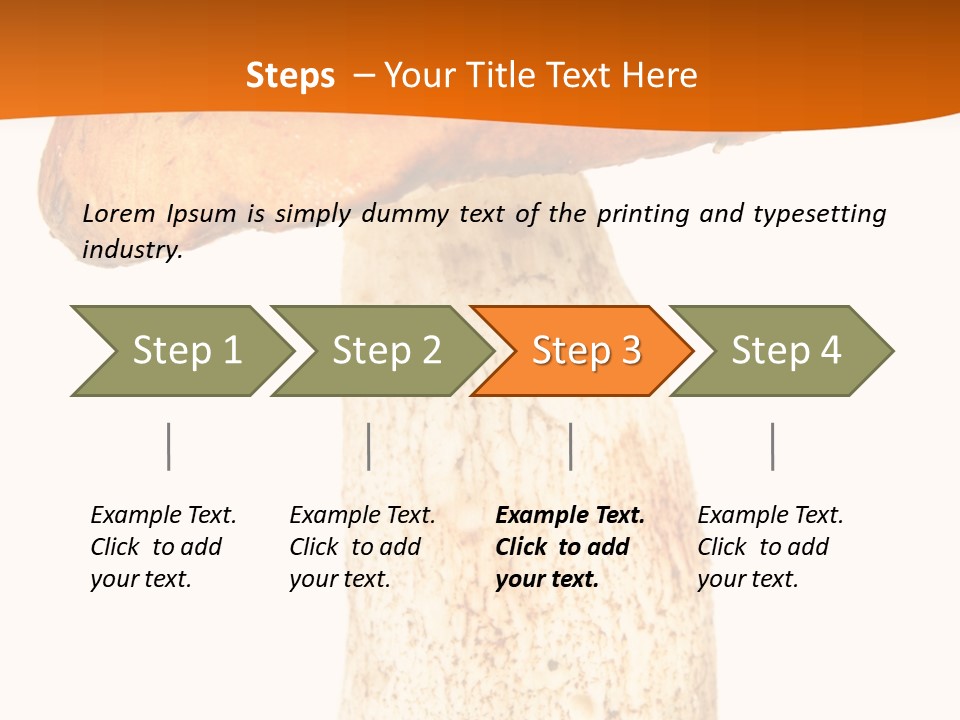 Leaf Red Nobody PowerPoint Template