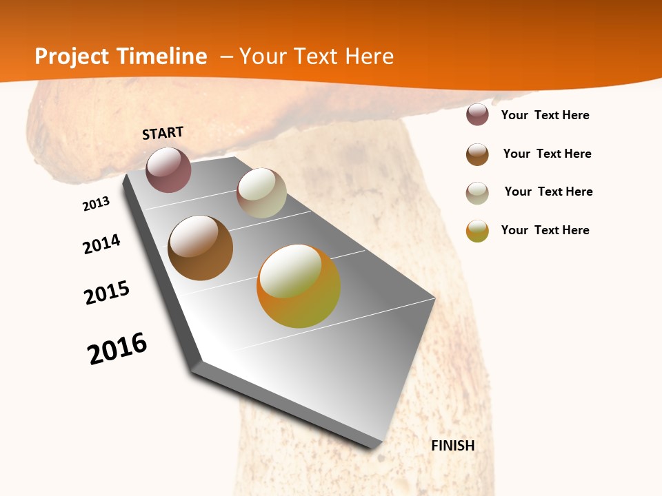 Leaf Red Nobody PowerPoint Template