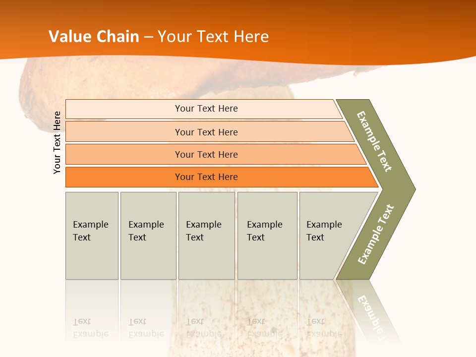 Leaf Red Nobody PowerPoint Template