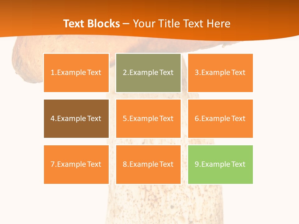 Leaf Red Nobody PowerPoint Template