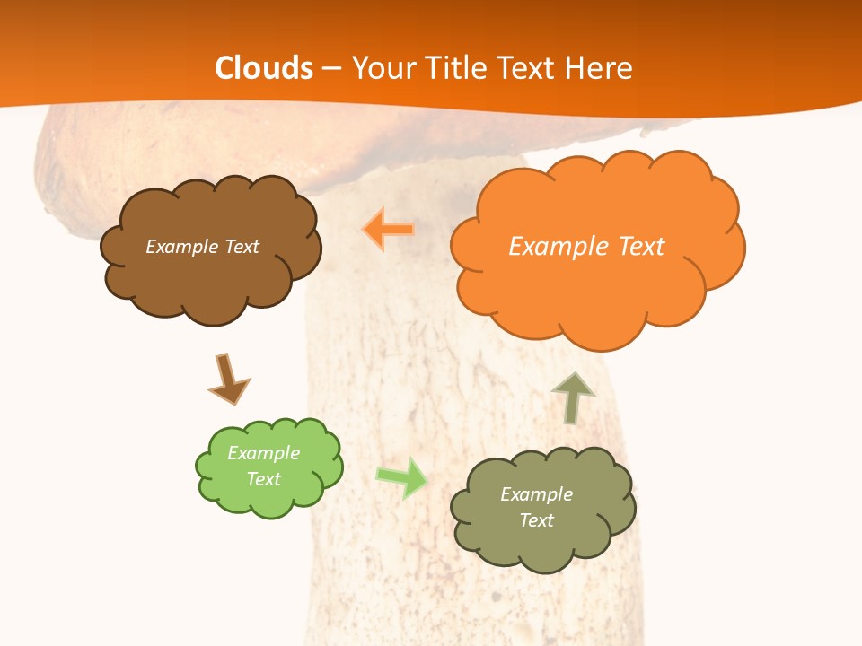 Leaf Red Nobody PowerPoint Template