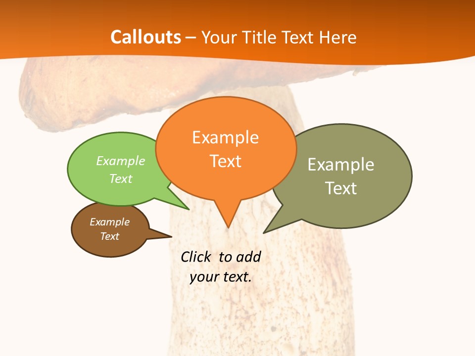 Leaf Red Nobody PowerPoint Template