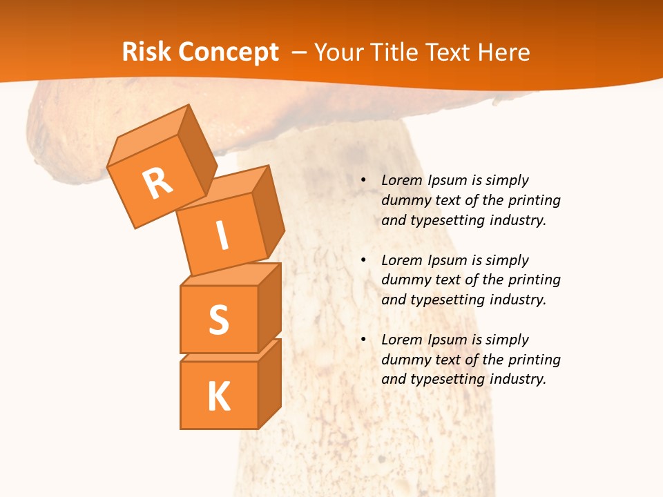 Leaf Red Nobody PowerPoint Template