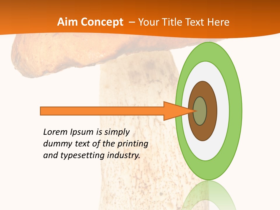 Leaf Red Nobody PowerPoint Template