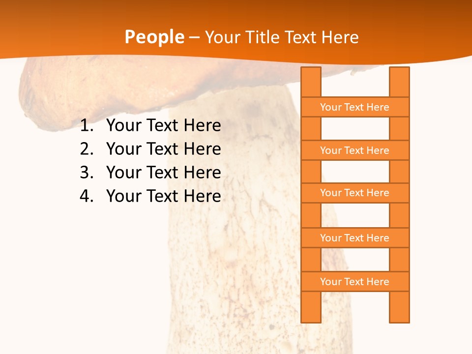 Leaf Red Nobody PowerPoint Template