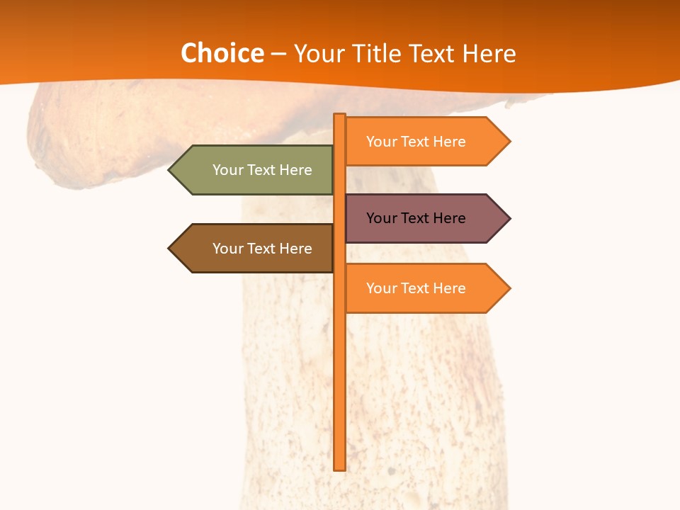 Leaf Red Nobody PowerPoint Template