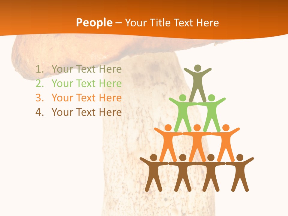 Leaf Red Nobody PowerPoint Template