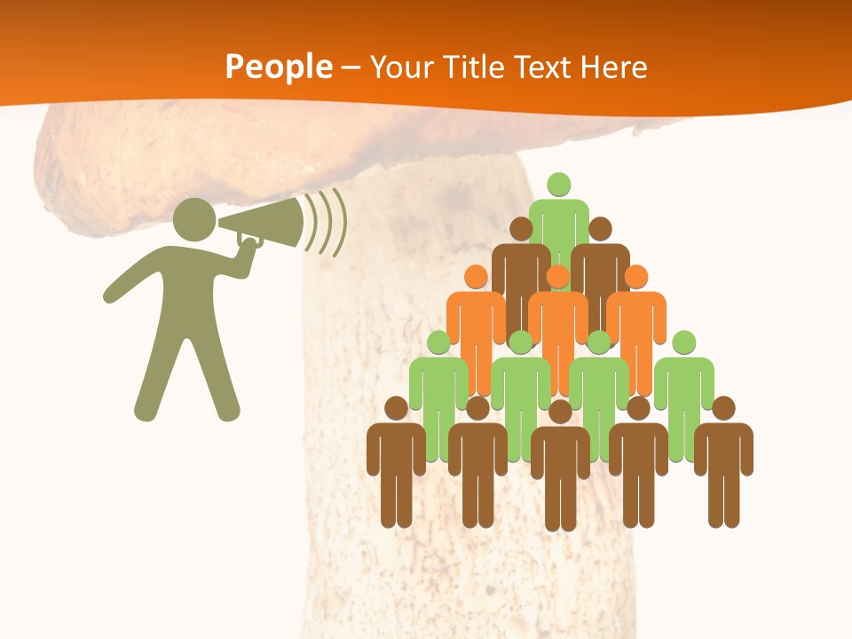 Leaf Red Nobody PowerPoint Template