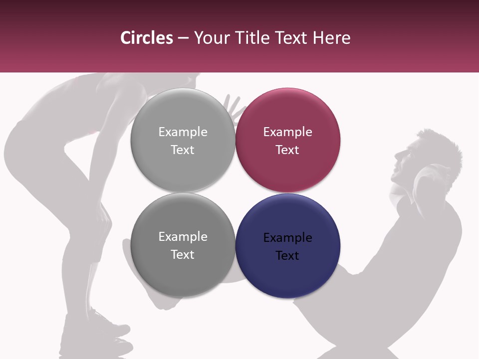 Sports Workout Pushups PowerPoint Template