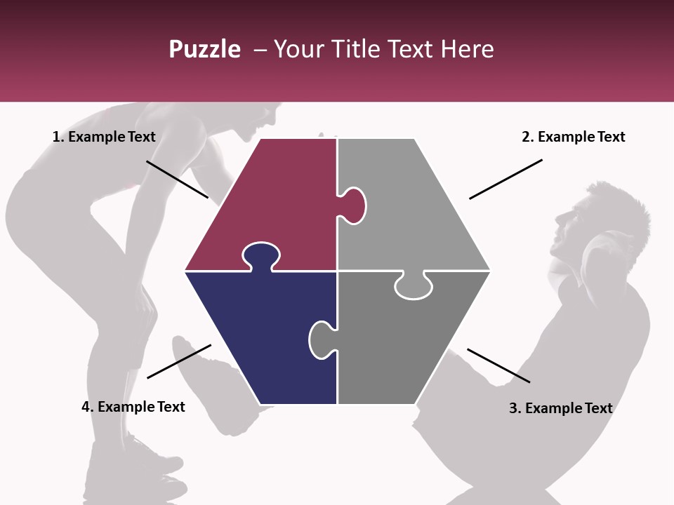 Sports Workout Pushups PowerPoint Template