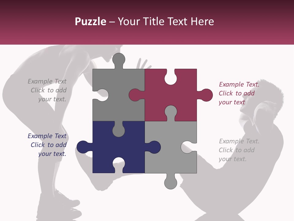 Sports Workout Pushups PowerPoint Template