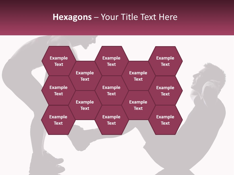 Sports Workout Pushups PowerPoint Template