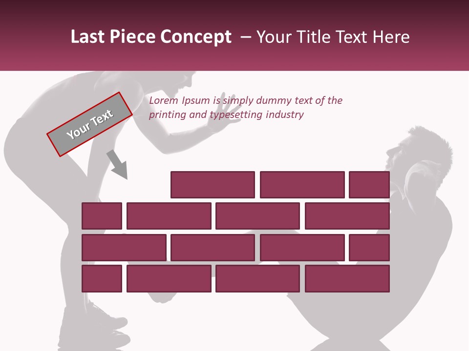 Sports Workout Pushups PowerPoint Template