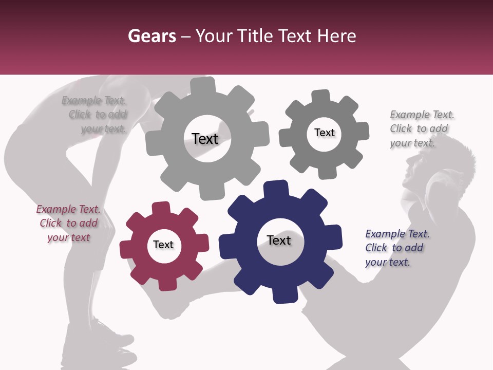 Sports Workout Pushups PowerPoint Template