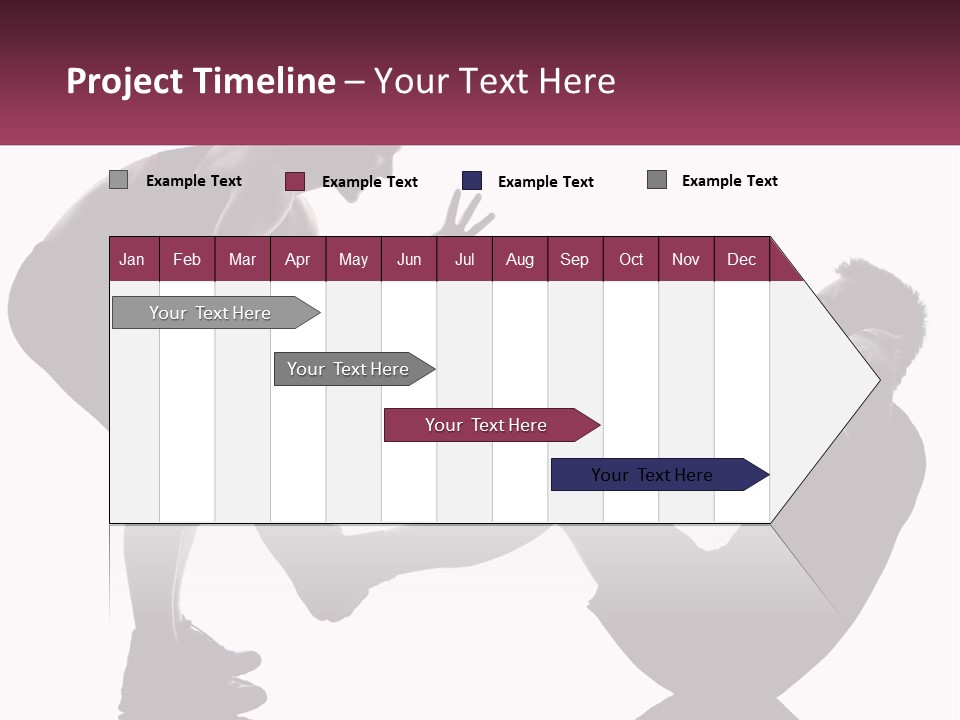 Sports Workout Pushups PowerPoint Template