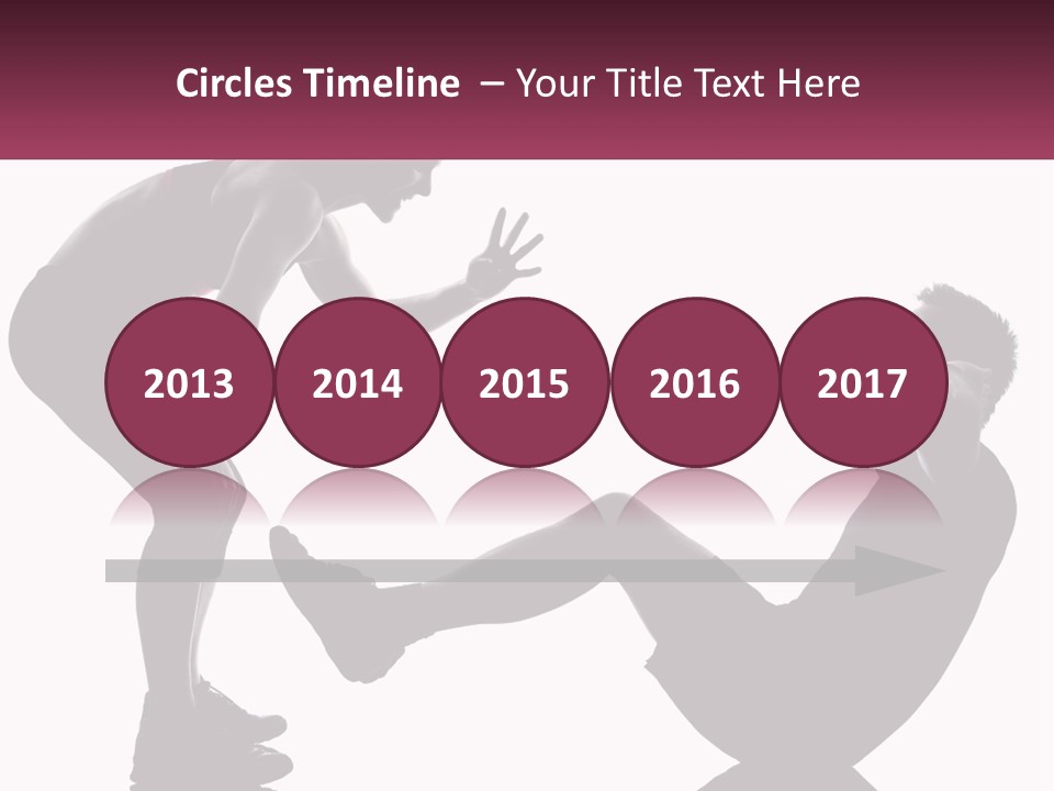 Sports Workout Pushups PowerPoint Template