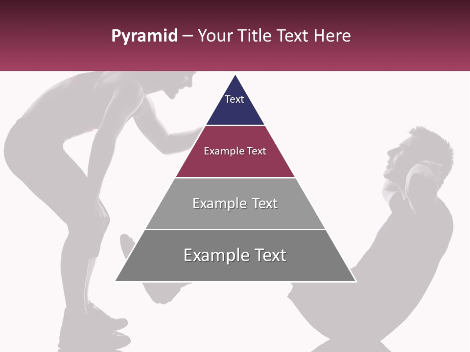 Sports Workout Pushups PowerPoint Template