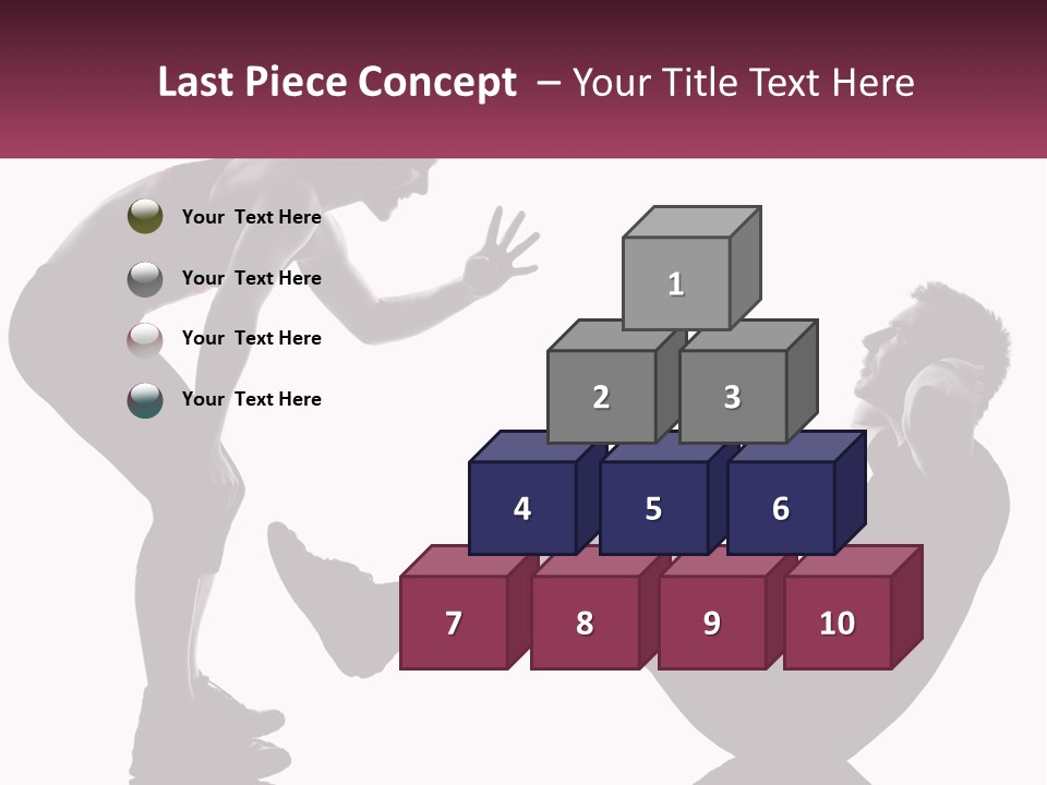 Sports Workout Pushups PowerPoint Template