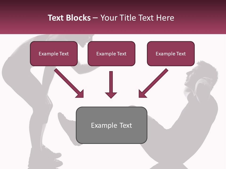 Sports Workout Pushups PowerPoint Template