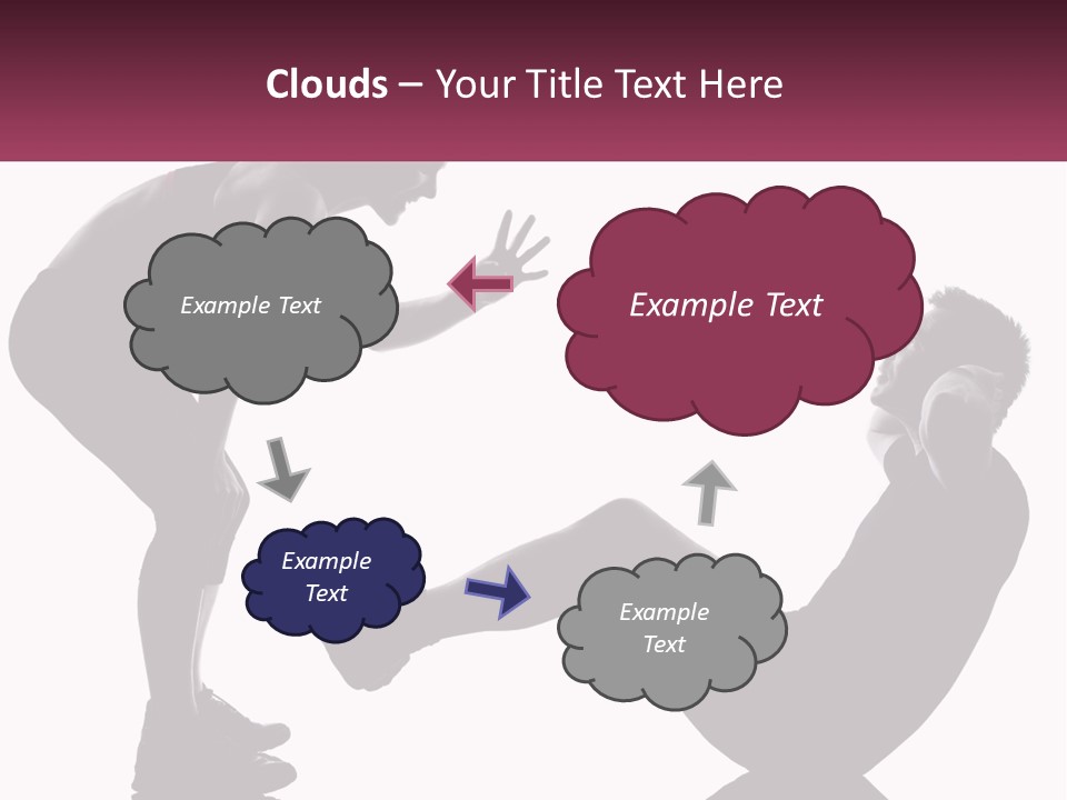 Sports Workout Pushups PowerPoint Template