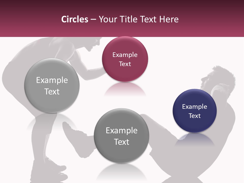 Sports Workout Pushups PowerPoint Template