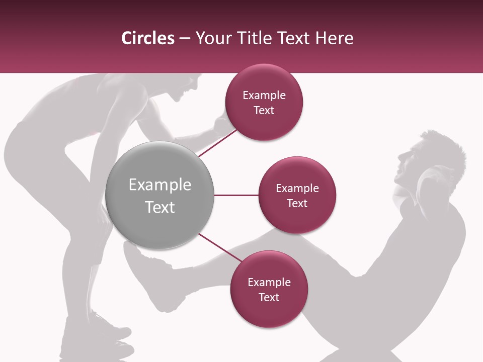 Sports Workout Pushups PowerPoint Template