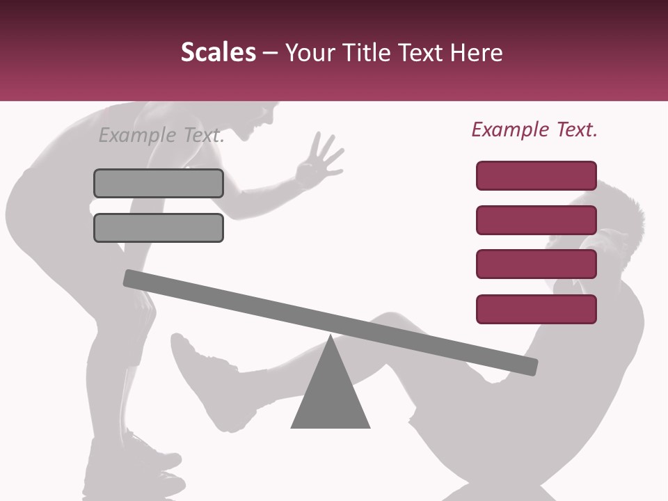 Sports Workout Pushups PowerPoint Template