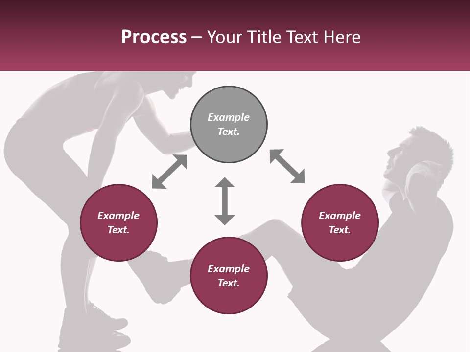 Sports Workout Pushups PowerPoint Template