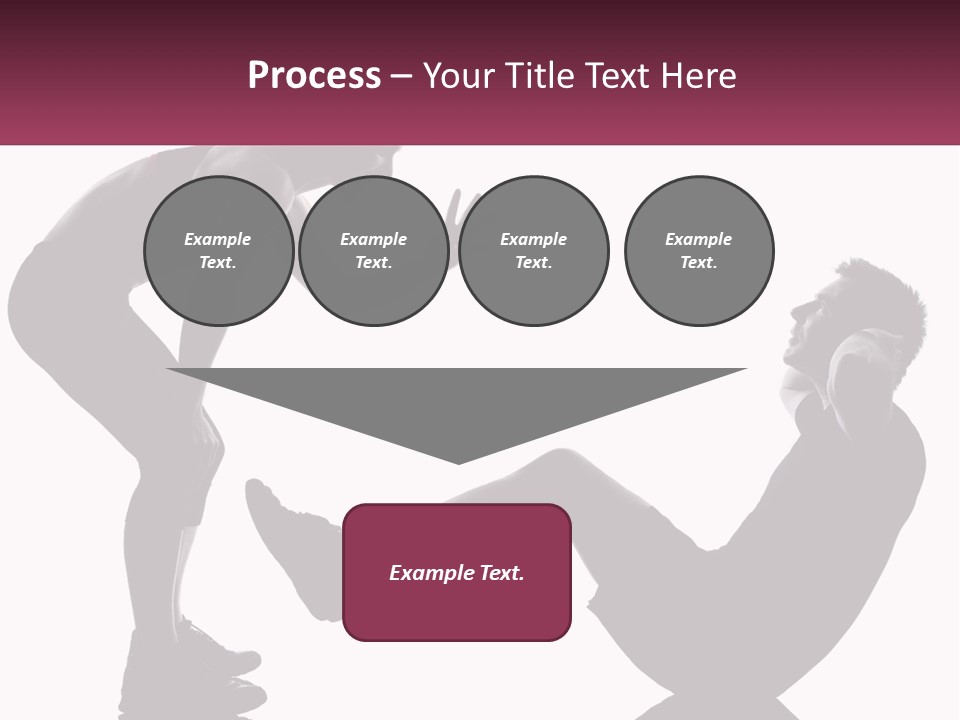 Sports Workout Pushups PowerPoint Template