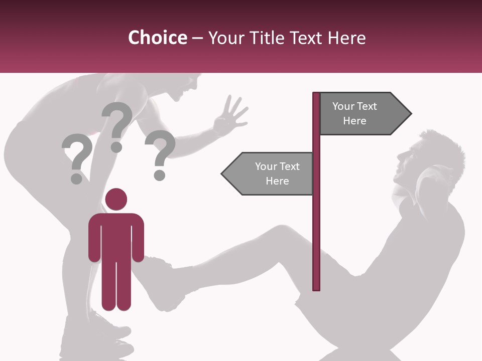 Sports Workout Pushups PowerPoint Template