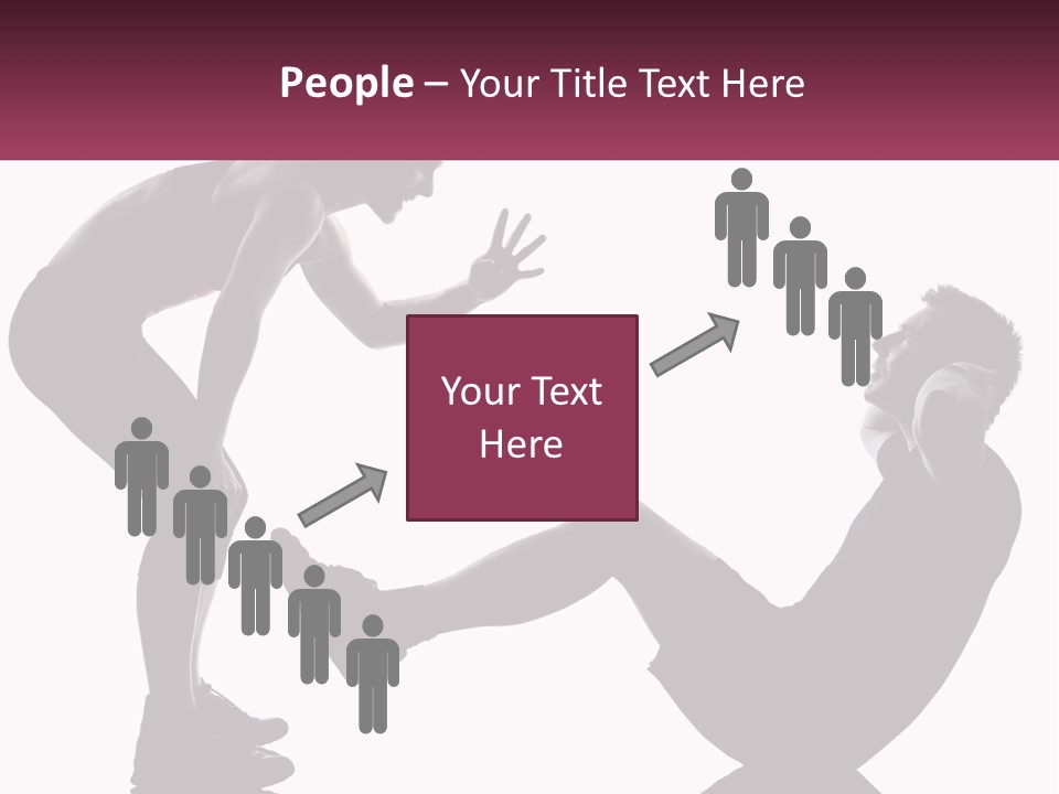 Sports Workout Pushups PowerPoint Template